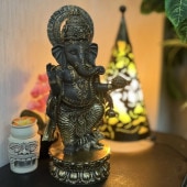 豪華絢爛★ガネーシャ オブジェ 学問・商売の神様 ヒンドゥー教 幸せの置物 ガネーシャ像 富と商売と学問の神様／ヒンドゥー教の神様