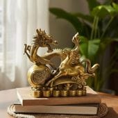 香炉 四神獣 元宝　金属　彫刻 置物 開運 風水 骨董 インテリア　アンティーク 玄武 香炉 高さ8.5cm Y19033 亀 蛇 四神 風水 置物 縁起物 インテリア