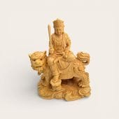 桧木 木彫り 布袋尊 布袋様 七福神 丸 一点もの 縁起物 金運アップ