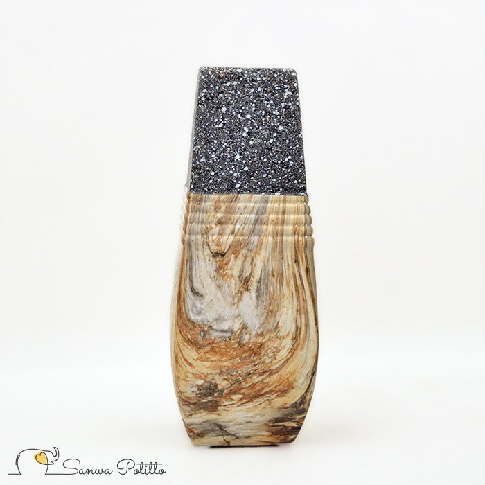 花器 花瓶 フラワーベース 陶器 レトロ モダン ギフト プレゼント 引っ越し祝い 新築祝い 洋風 ストーン 小 F 高さ25 5cm すべての商品 三和ポチット