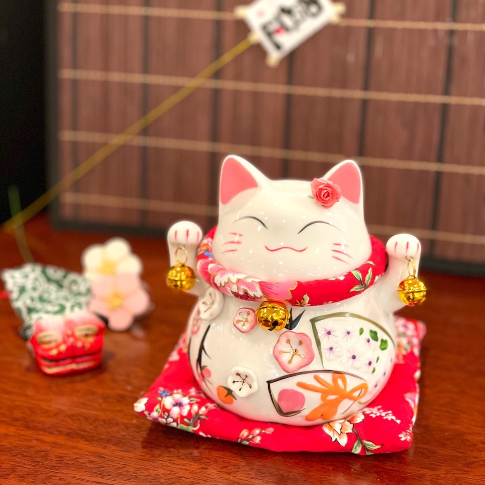 花ちゃん 中 al21010 招き猫 ネコ ねこ まねき猫 かわいい