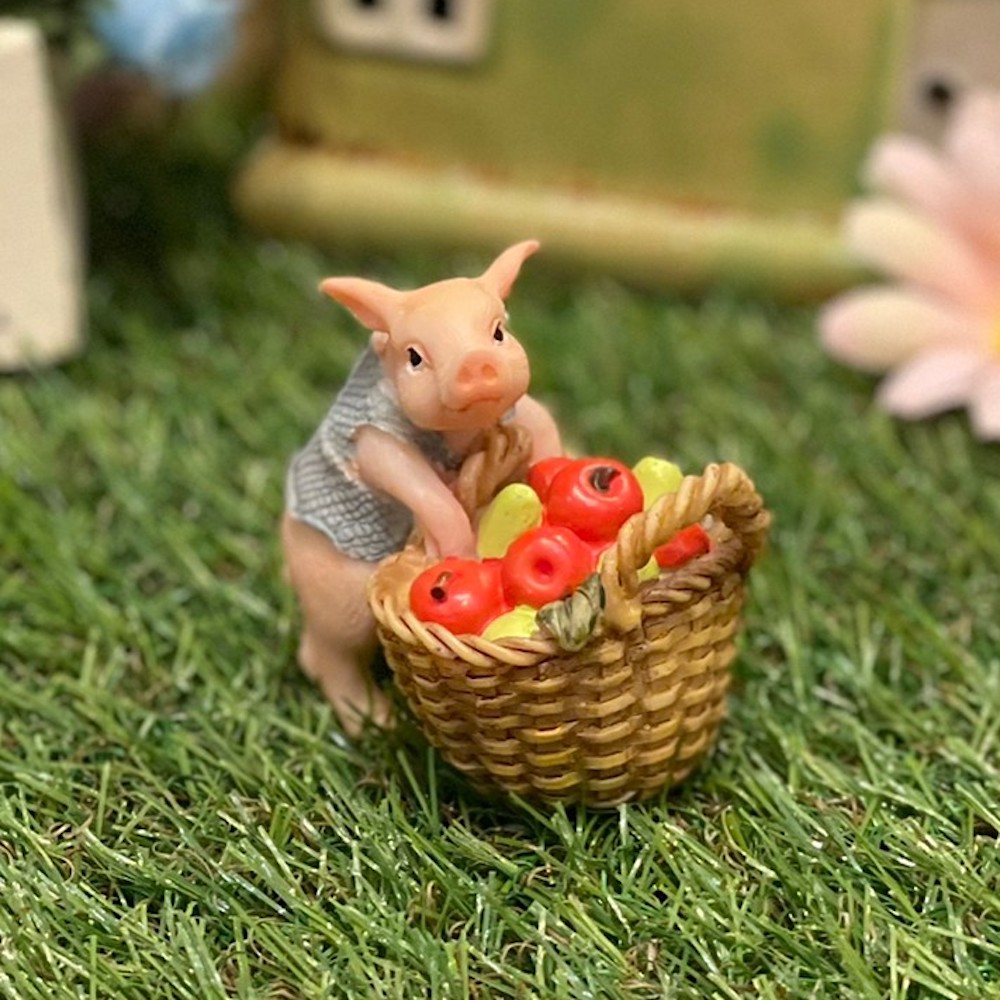 フルーツバスケット 豚 ブタ ミニチュアアニマル 小さな動物の