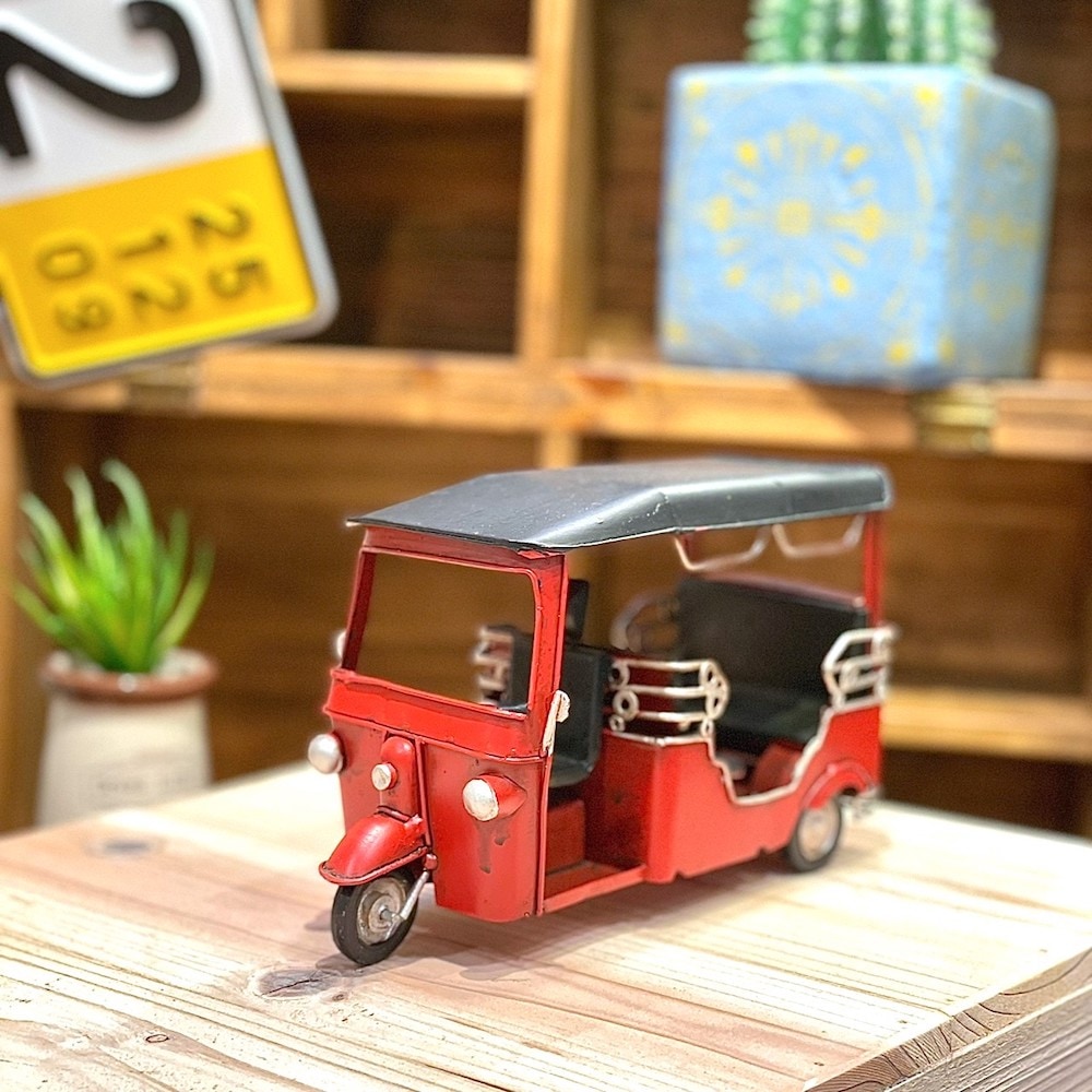 ブリキカー 43063 トゥクトゥク TUKTUK リゾート感 タイ ブリキ
