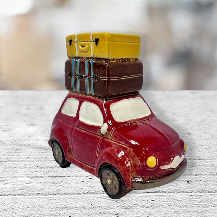 車 赤い車 フラワーホ?ット 29259 かわいい インテリア プランター