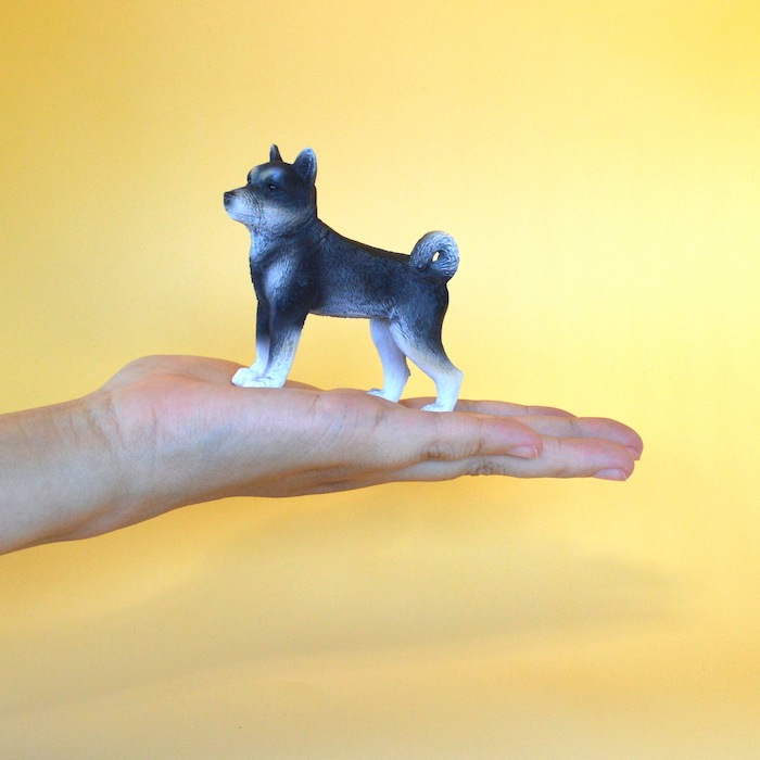 豆柴 柴犬 犬 黒柴 ミニチュアアニマル 置物 オブジェ かわいい ギフト 手のひらサイズ Eda すべての商品 三和ポチット