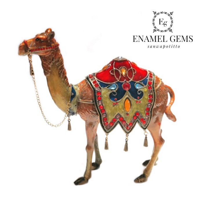 ドバイ ラクダ 置物 小物入 現代的なデザインで多用途のドバイの