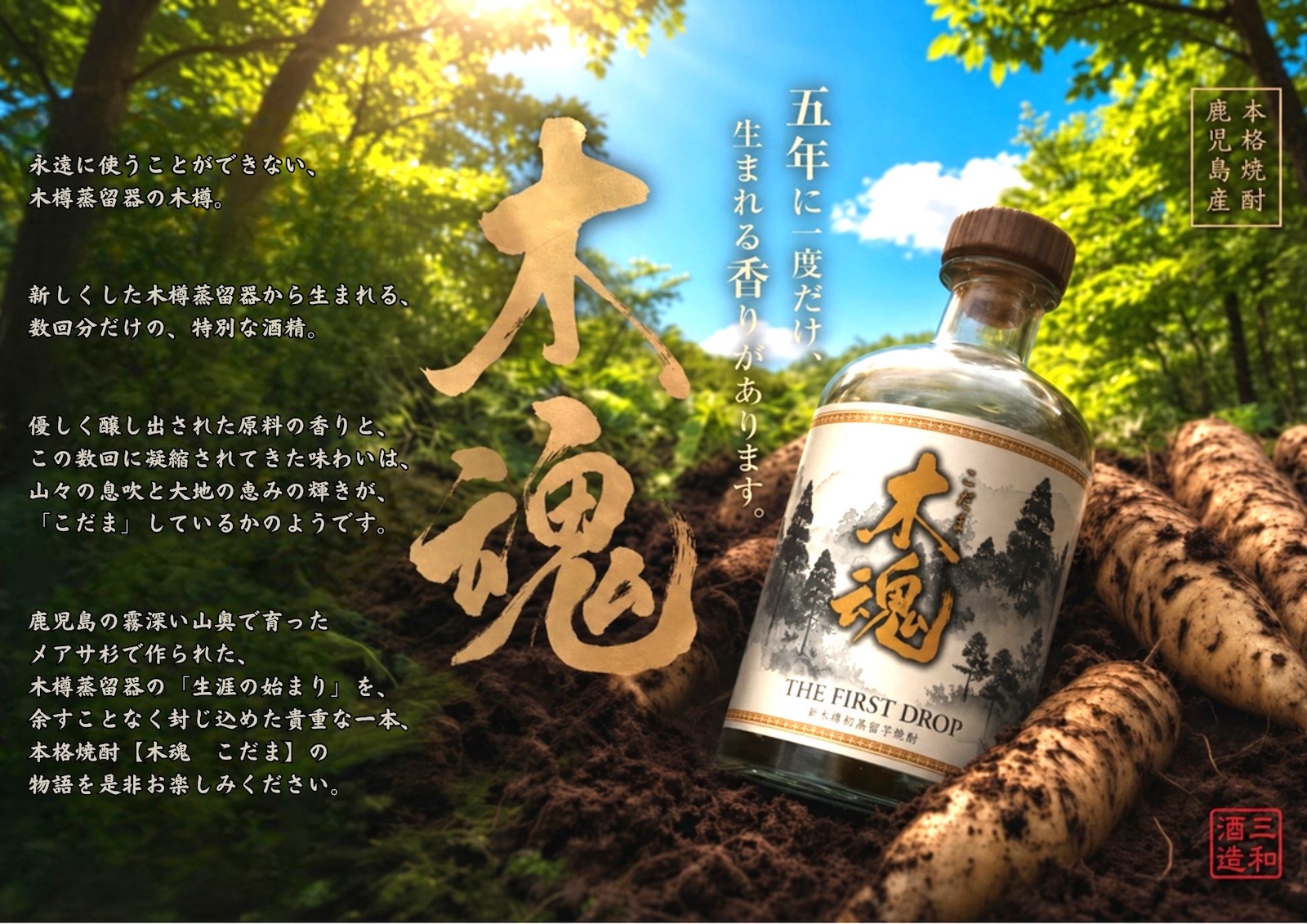 木魂（こだま）THE FIRST DROP 720ml 化粧箱入