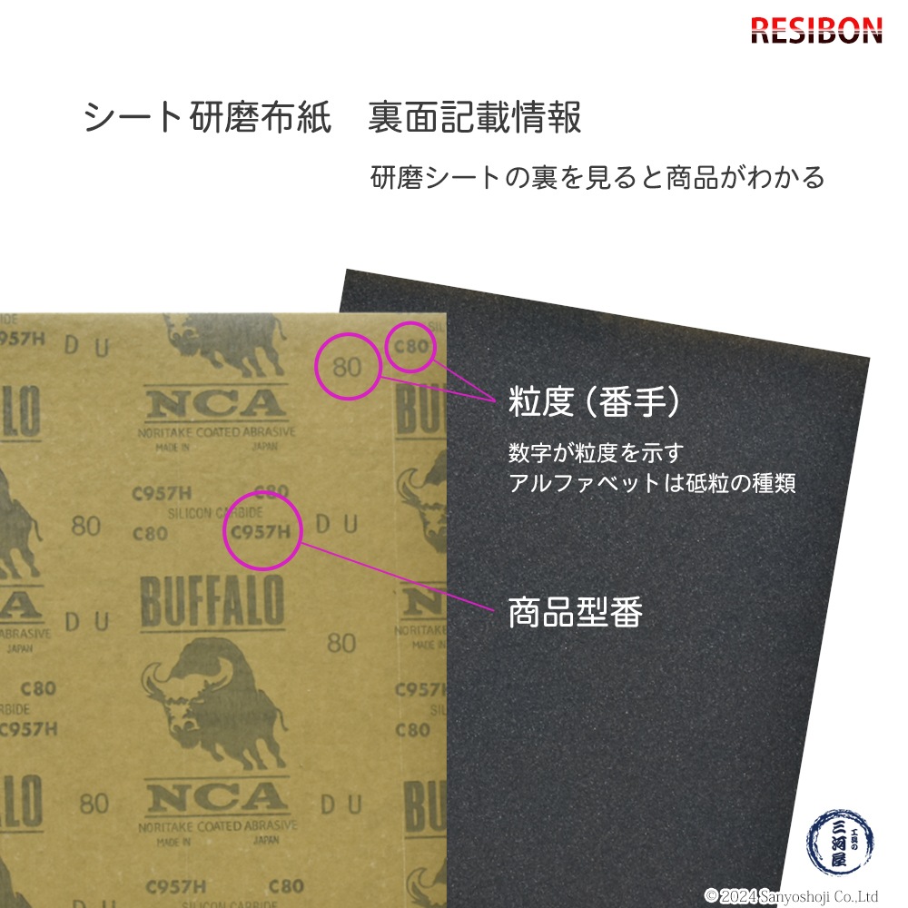 紙もの色々セット！　No.908 日本 レヂボン ( NCA ) 耐水研磨紙 C957H C1200 228×280 お得な大箱