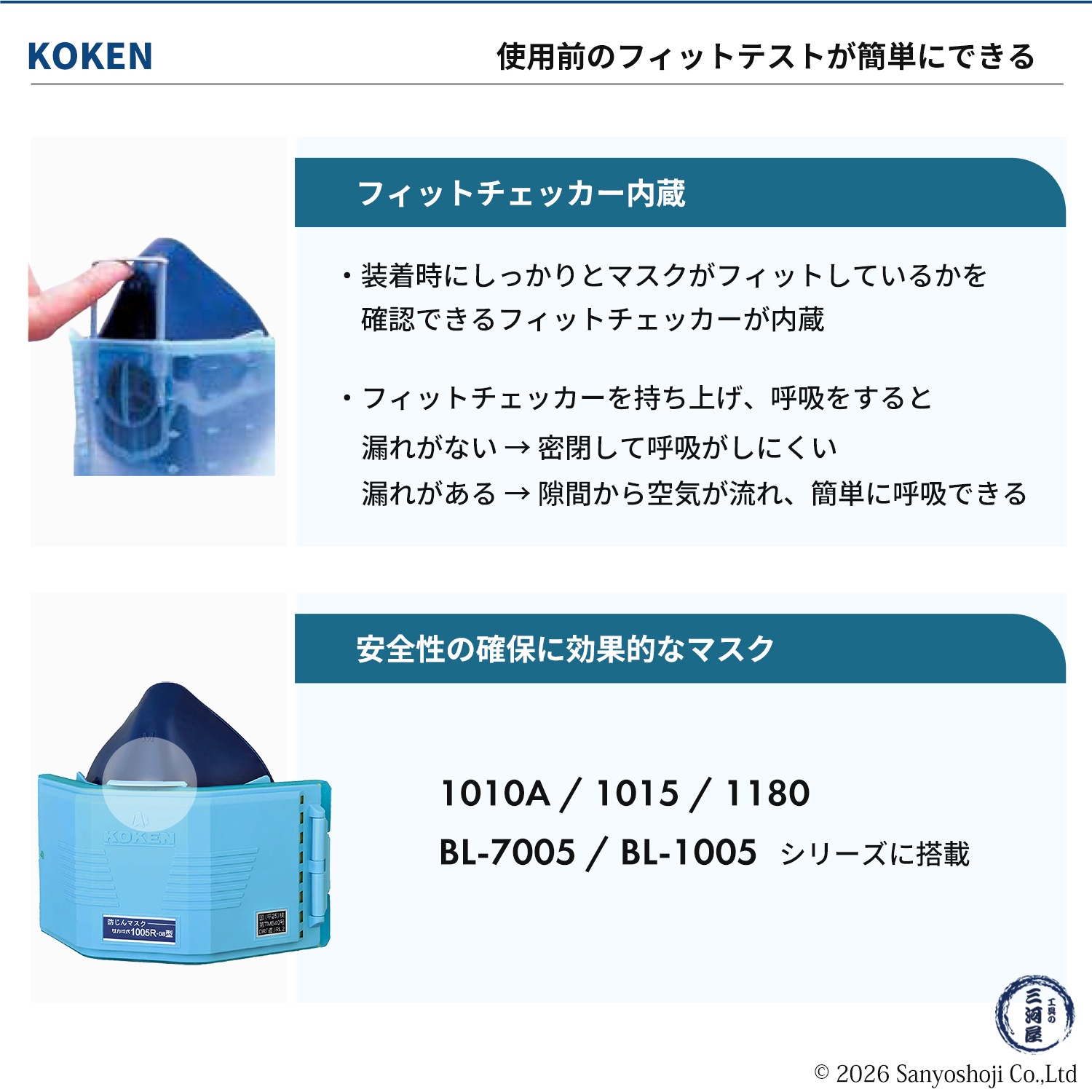 興研 取替え式防じんマスク サカヰ式 1015-02型 1個 + ユニーミクロン