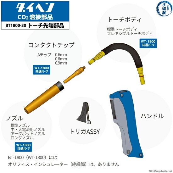 ダイヘン ( DAIHEN ) トーチハンドル キット （ ネジ 付 ） U6257C00