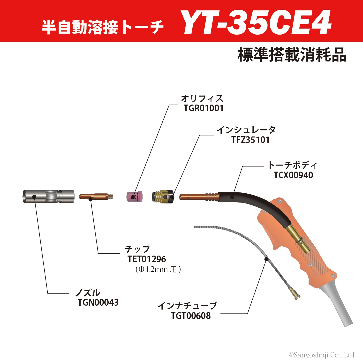 Panasonic ( パナソニック ) パナソニック 純正 半自動 溶接 トーチ