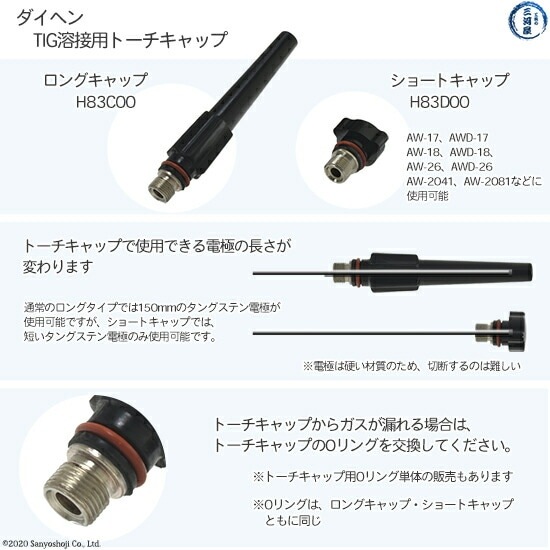 ダイヘン ( DAIHEN ) トーチキャップ 用 Oリング 3570-007 TIG 溶接