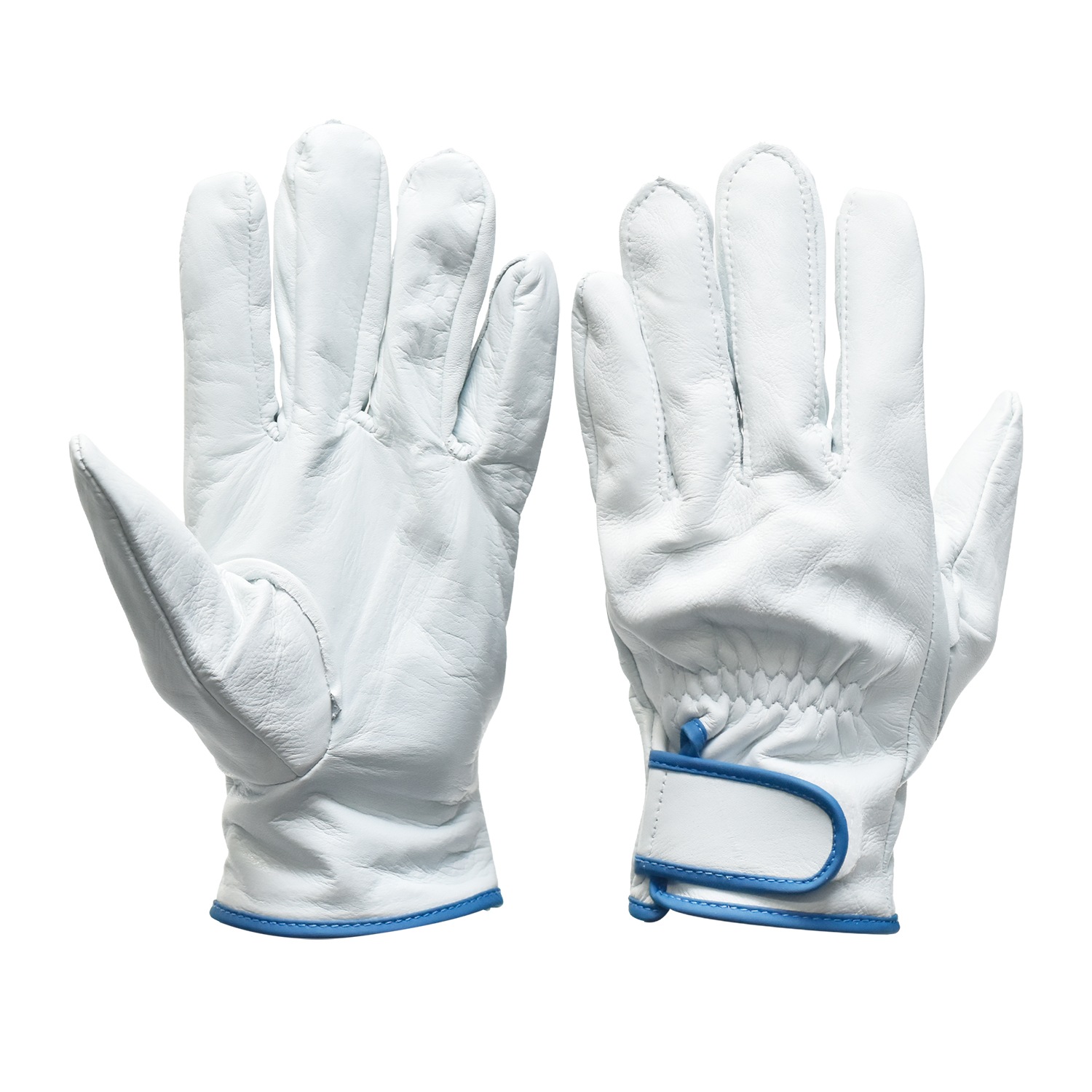 シモン ( Simon ) 牛本革手袋 CG-717 Lサイズ マジック止め式 ばら売り