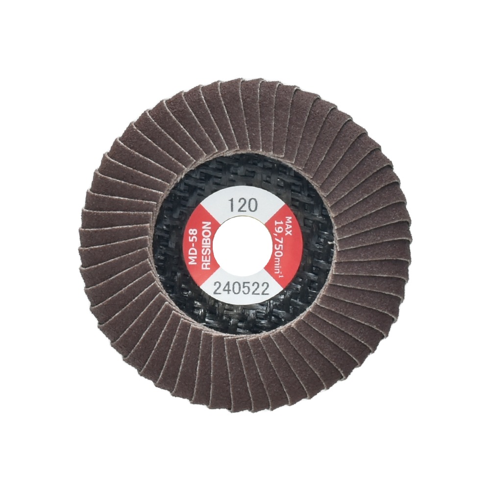 日本 レヂボン ( レジボン ) 研磨用 フラップ ミニディスク MD-58 58x9