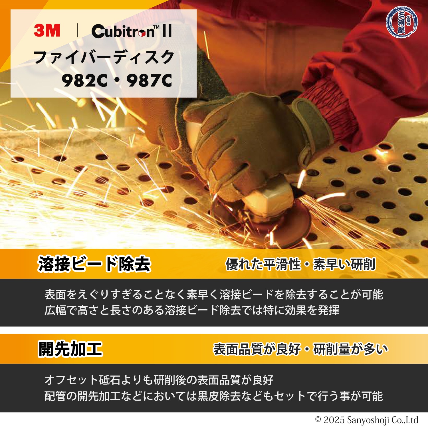 3M ( スリーエム ) キュービトロン2 ファイバーディスク 982C 102mm 