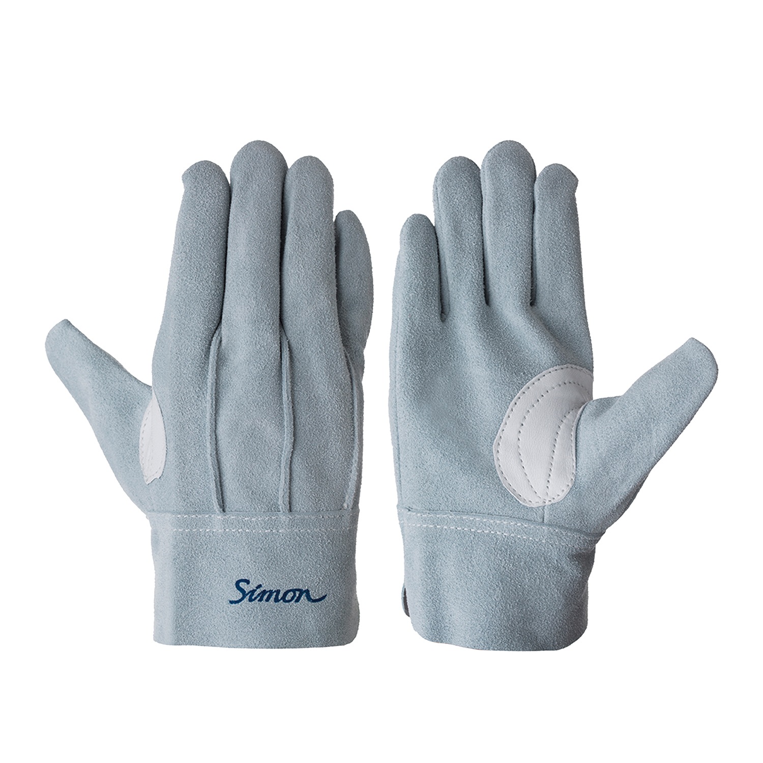 シモン ( Simon ) 牛床革手袋 鳶技 CS-111 背縫い 本革当て付き M