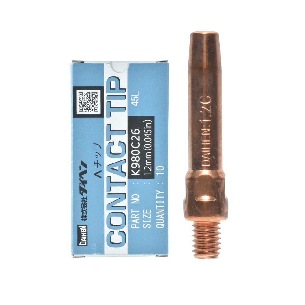 ダイヘン ( DAIHEN ) Aチップ φ1.2 mm K980C26 CO2 MAG 溶接 ブルー