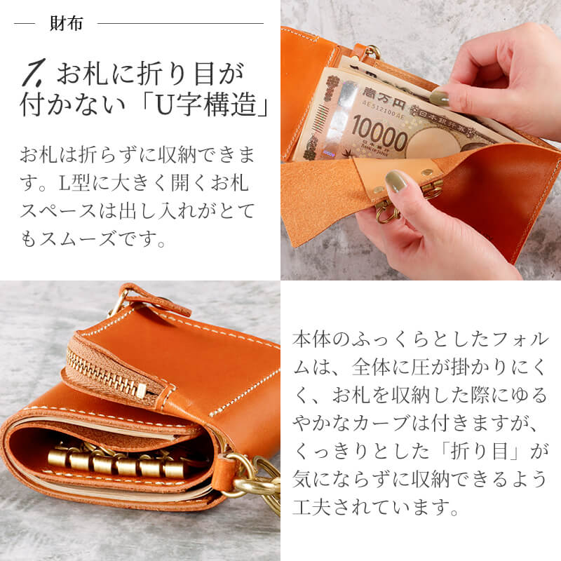 【送料無料 名入れ無料】 アンブルジェ II ジーンズ 財布×キーケース 【AGILITY affa(アジリティアッファ)】