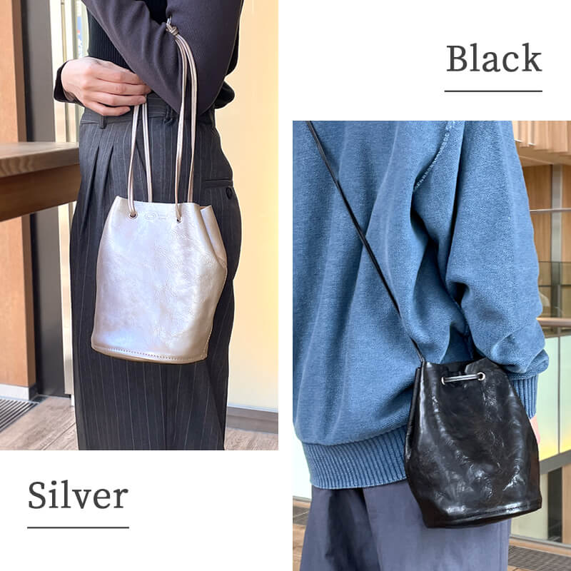 【送料無料 名入れ不可】 ANNAK 巾着ショルダー2wayバッグ ミニショルダーバッグ