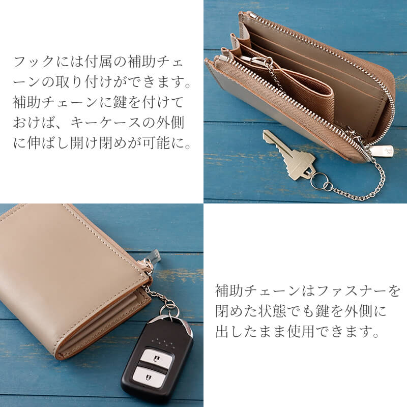 【送料無料 名入れ不可】 ANNAK スマートキーケース 財布