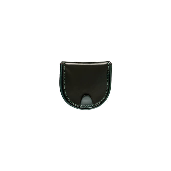 【送料無料 名入れ不可】 Flathority シェルコードバン 馬蹄型小銭入れ コインケース