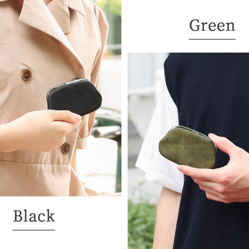 【送料無料 名入れ不可】 札幌革職人館 押し口コインケース プエブロ イタリアンレザー