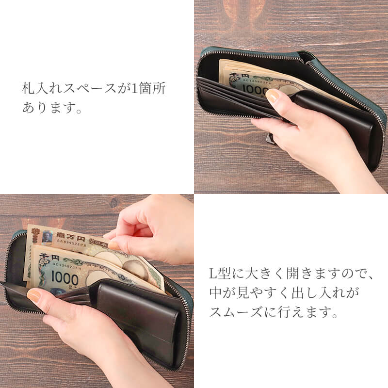 【送料無料 名入れ不可】 ZOO スモールクロコダイル革 二つ折りラウンドファスナー財布 ポロサス zbf-033