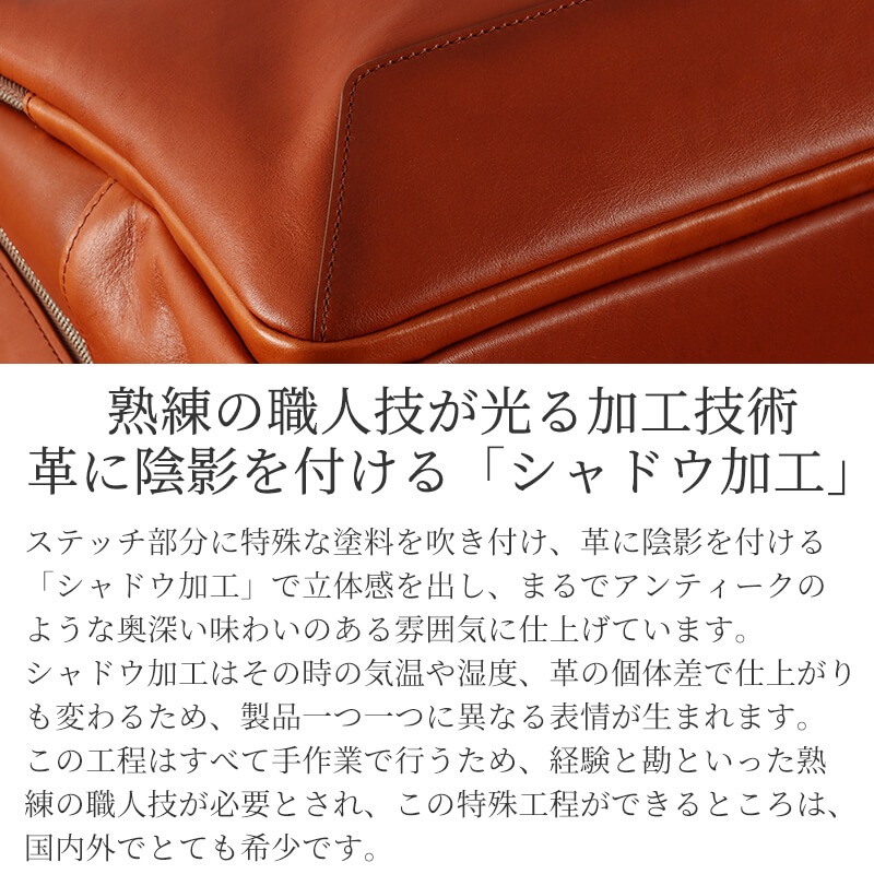 【送料無料 名入れ不可】 BALZO shadowレザー リュック bsd-45007