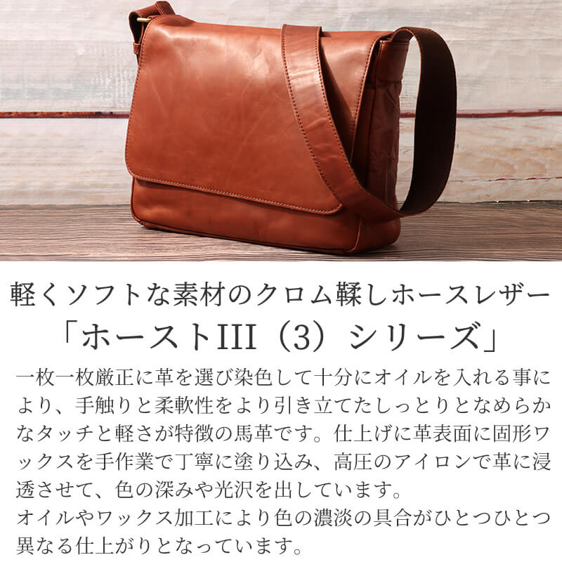 【送料無料 名入れ不可】 Dakota BLACK LABEL ホーストIII ショルダーバッグ M 1623805