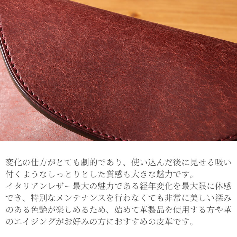 【送料無料 名入れ不可】 Flathority プエブロレザー ランド メガネケース FP507