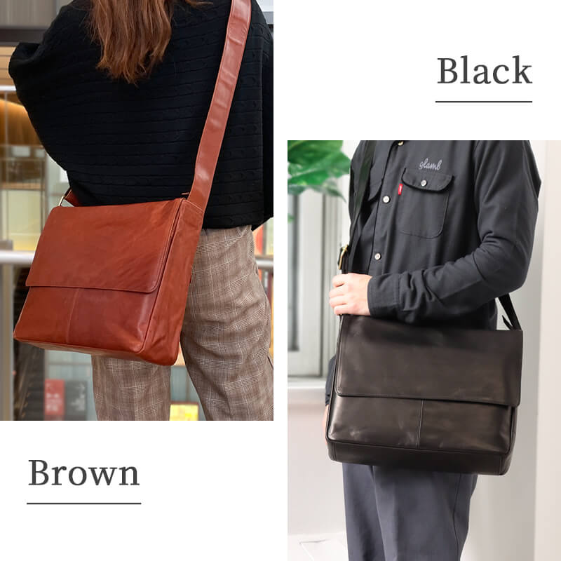 【送料無料 名入れ不可】 Dakota BLACK LABEL ホーストIII ショルダーバッグ L 1623806