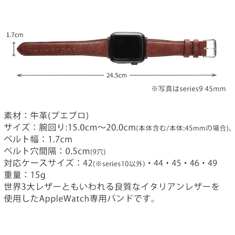 【送料無料 名入れ不可】sot Apple Watch バンド プエブロ so-z-0325