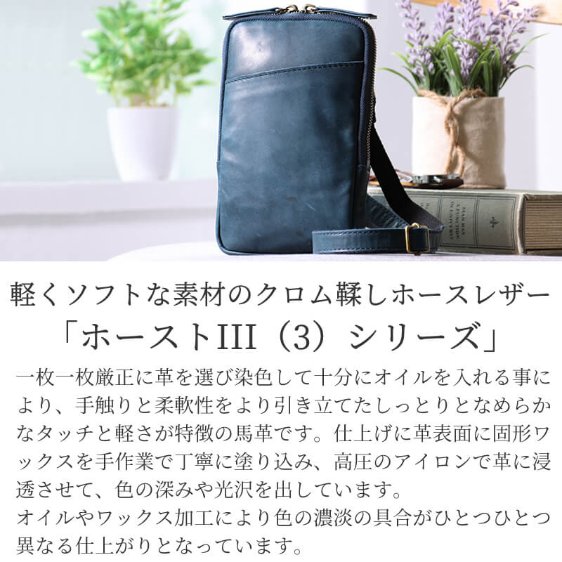 【送料無料 名入れ不可】 Dakota BLACK LABEL ホーストIII ポシェット ミニショルダー 1623800