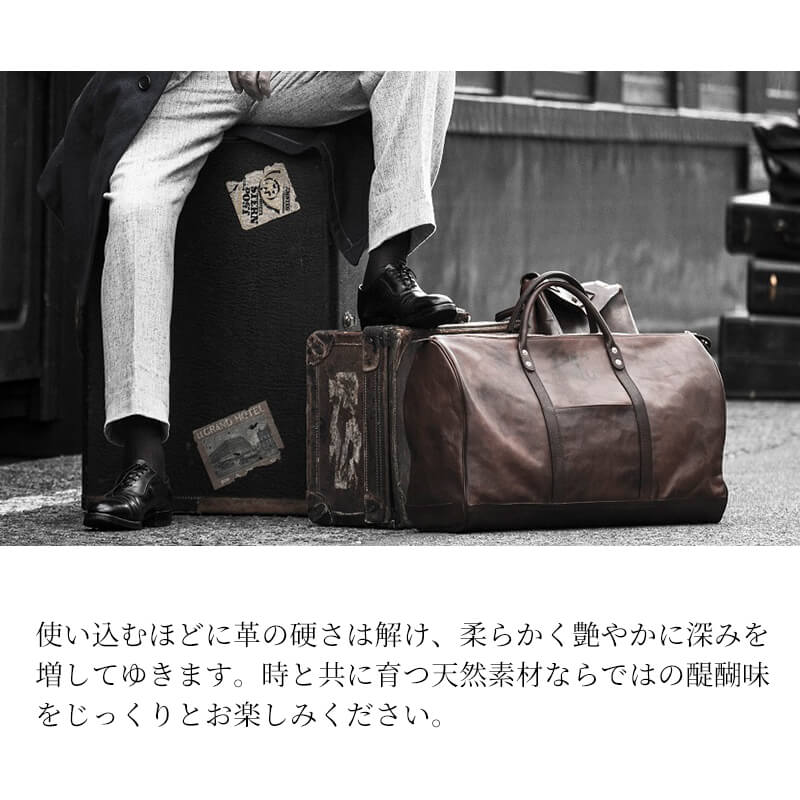 【送料無料 名入れ無料】 vasco ヴァスコ レザー トラベル ボストン VS-261L