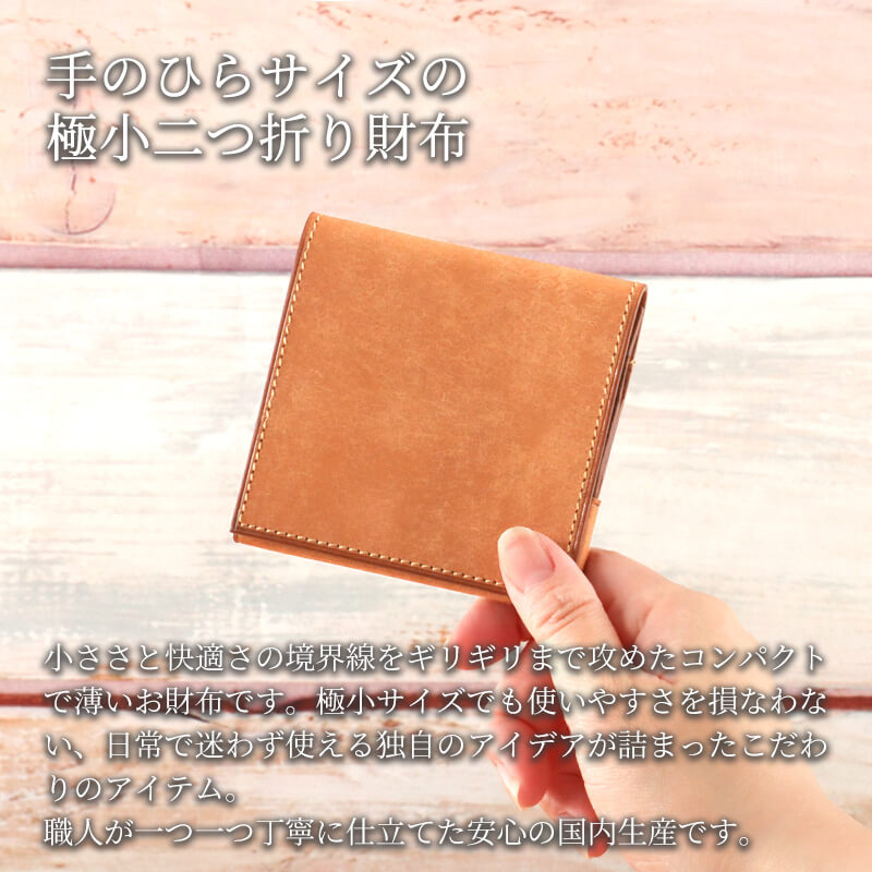 【送料無料 名入れ無料】 PLOWS 小さく薄い財布 dritto-2-thin ミニ財布 プエブロ