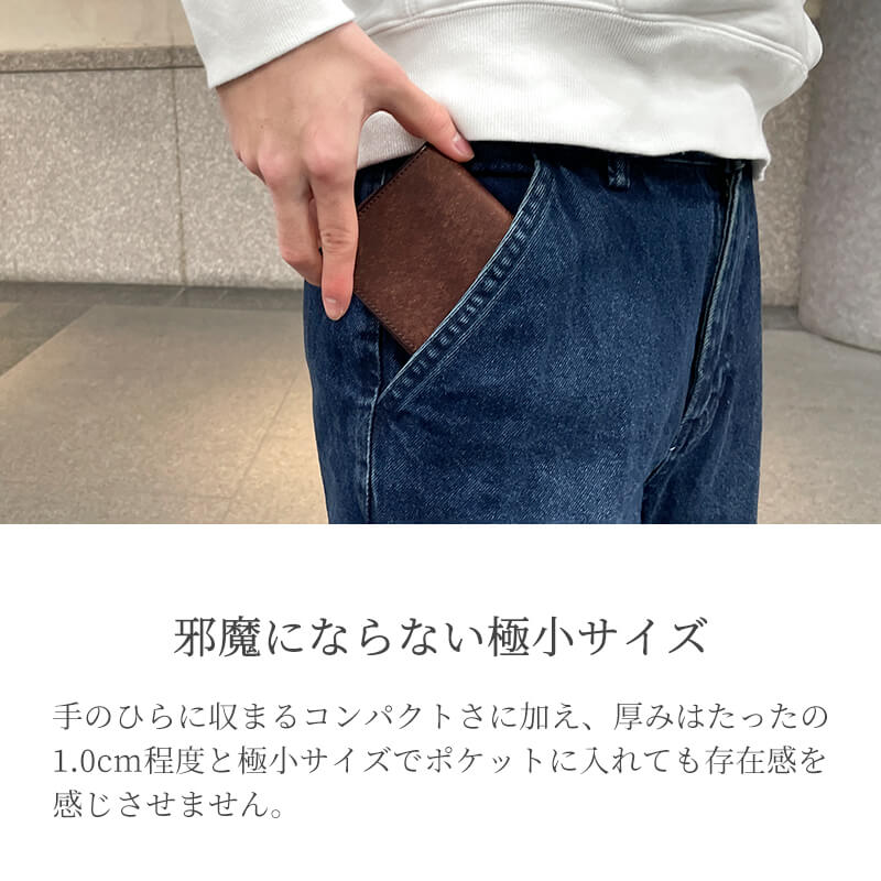 【送料無料 名入れ無料】 PLOWS 小さく薄い財布 dritto-2-thin ミニ財布 プエブロ