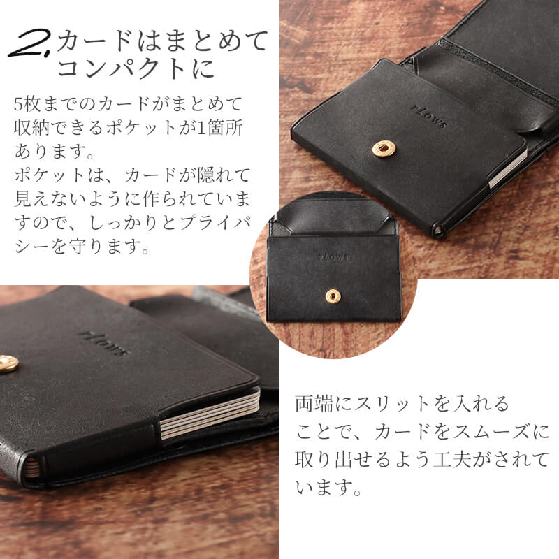 【送料無料 名入れ無料】 PLOWS 小さく薄い財布 dritto-2-thin ミニ財布 プエブロ