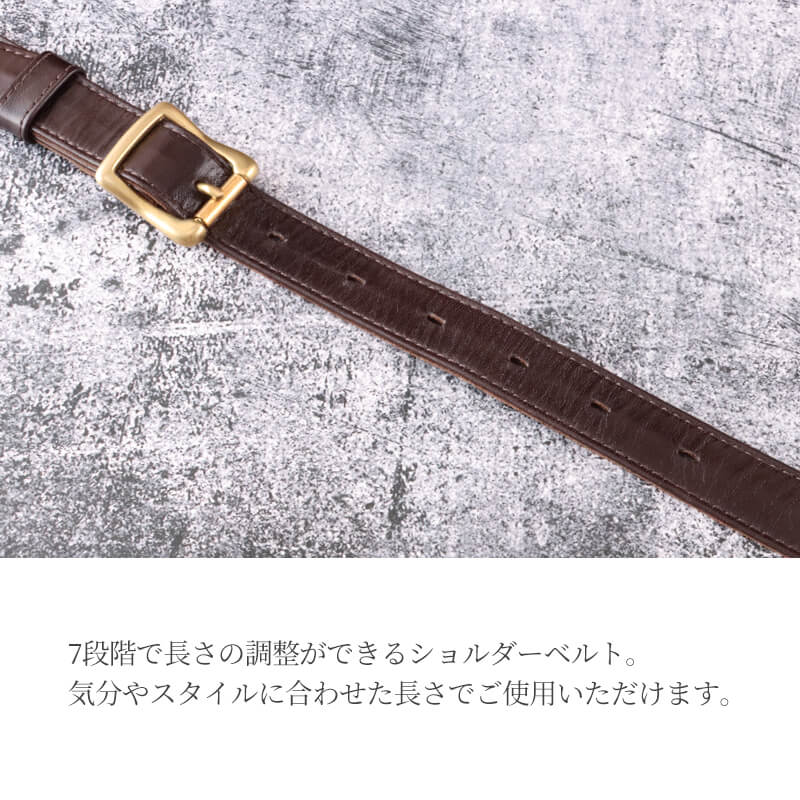 【送料無料 名入れ不可】 INCEPTION メールバッグ S ホースハイド IPHSB-10