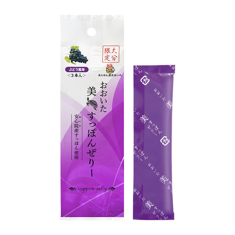 おおいた 美・すっぽんぜりー ぶどう風味 (3本入)