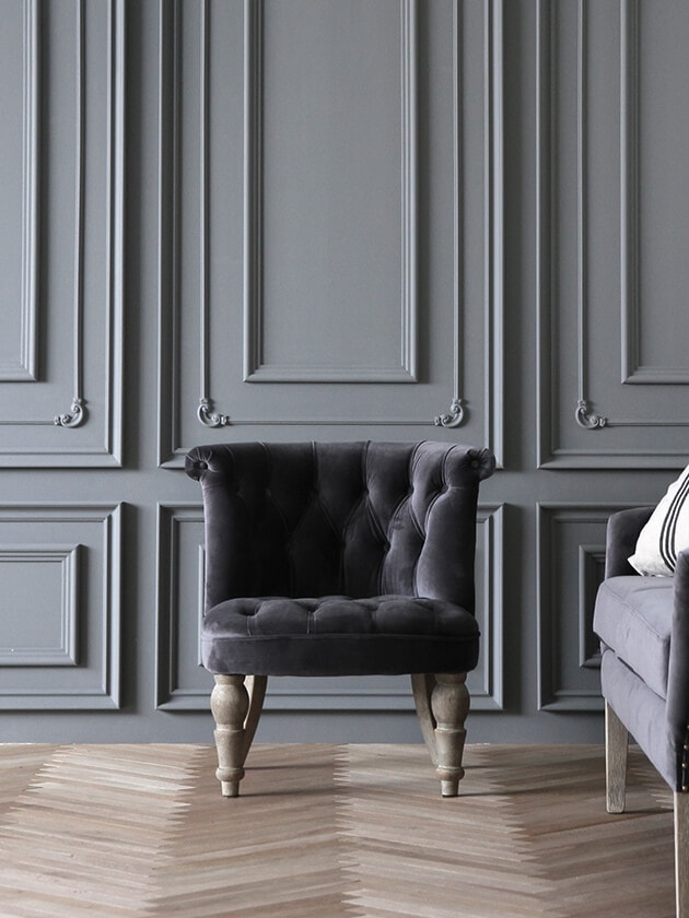 サラグレース　ClassicフレンチローチェアNina ClassicフレンチローチェアNinaナチュラルリネン