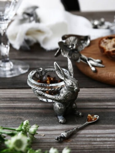 サラグレース　Sarah Pewter サラピューター ガラストレー Pewter ガラスピッチャー Squirrel & Brunch