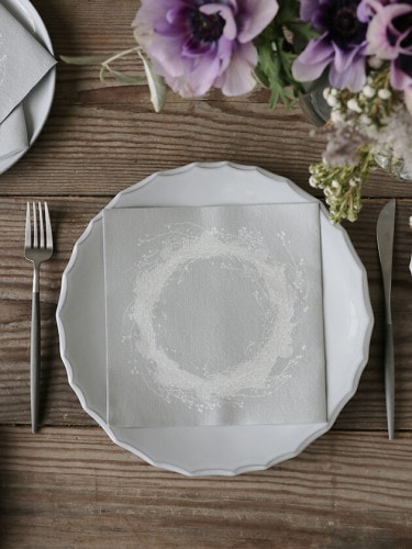 Francoise PAVIOT�ڡ��ѡ��ʥץ���COURONNE SILVER40x40cm