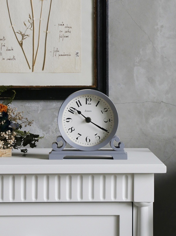JonesクロックMantel Aブルーグレー