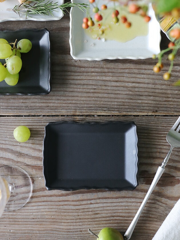 Sarah GraceプレートSレクタングル ブラック