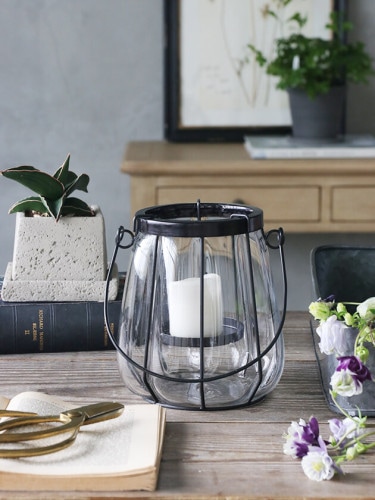 新品】キャンドルホルダー ランタン フラワーベース 北欧雑貨屋 ソス