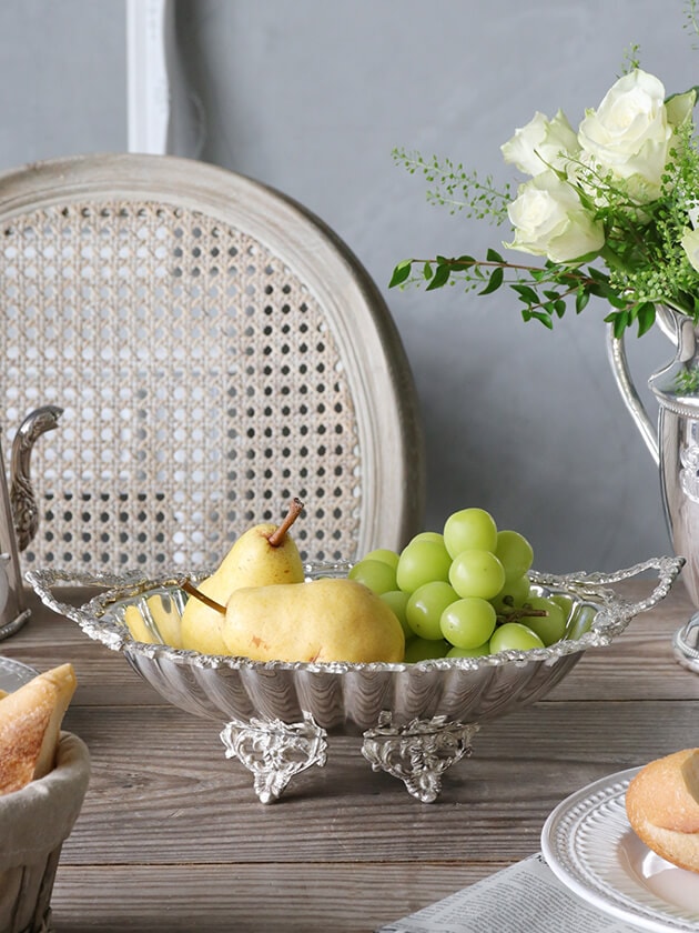 Royal FamilyシルバーセンターピースOrla