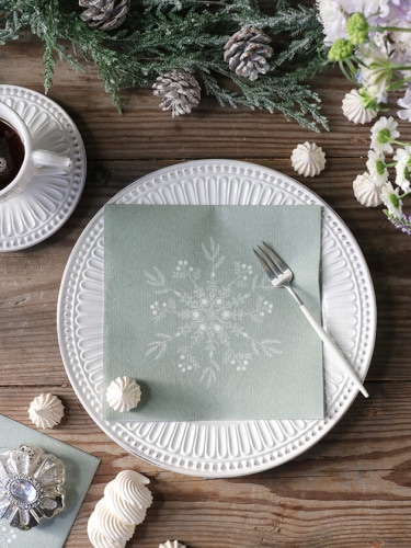 Francoise PAVIOT�ڡ��ѡ��ʥץ���FLEUR DES NEIGES 40x40cm