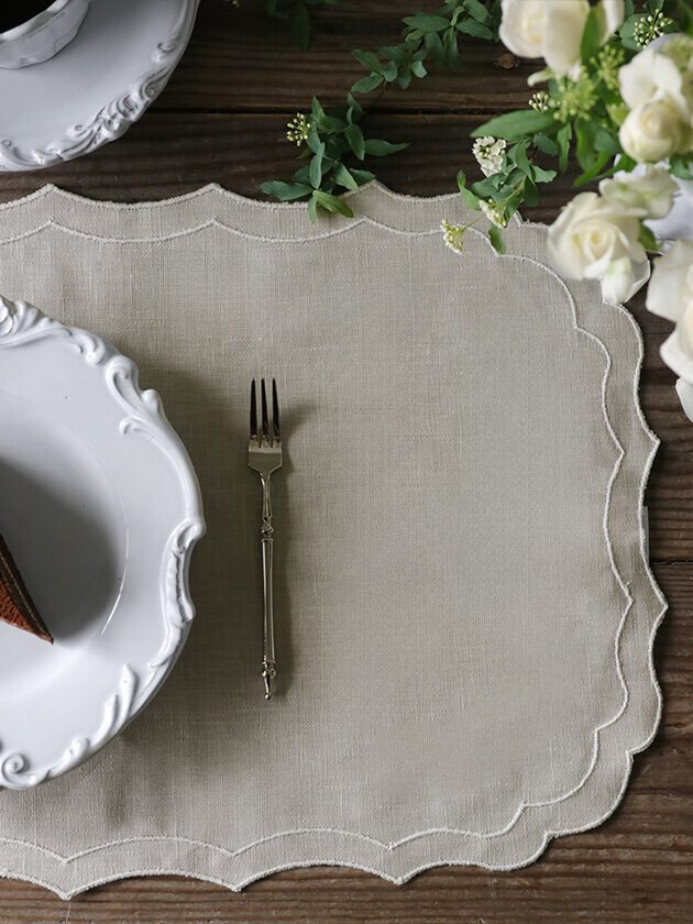 サラグレース 40x50cm イタリア製ランチョンマット Borgo delle tovaglie ボルゴ プレースマット ランチョンマット