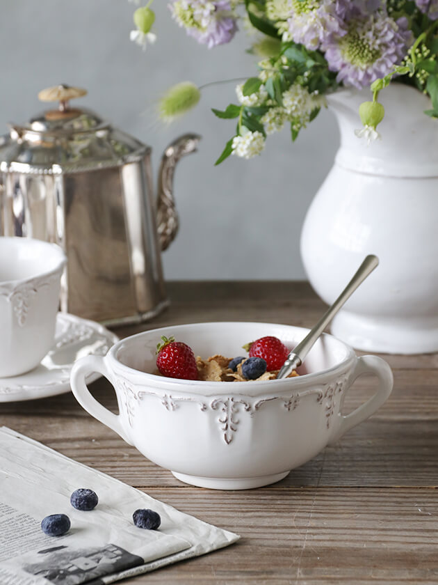 ELIOS BAROCCOボウル ホワイト