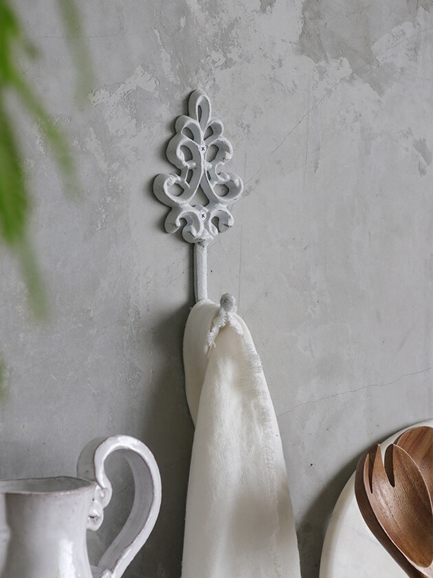 フック CREST B アンティーク ホワイト